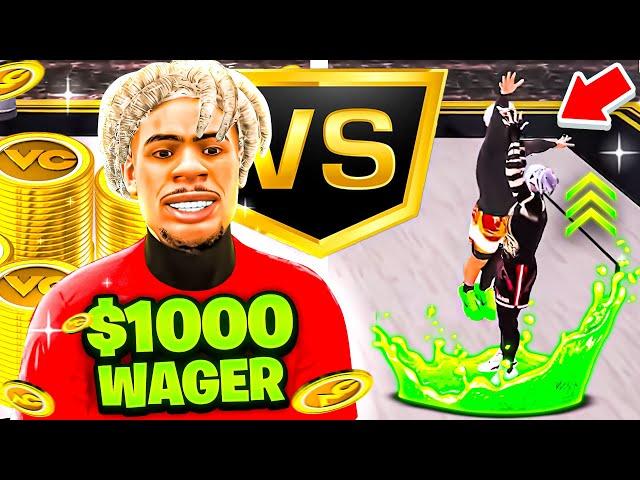 I Used The SMALLEST DEMI-GOD BUILD in a $1000 Wager on NBA 2K25...