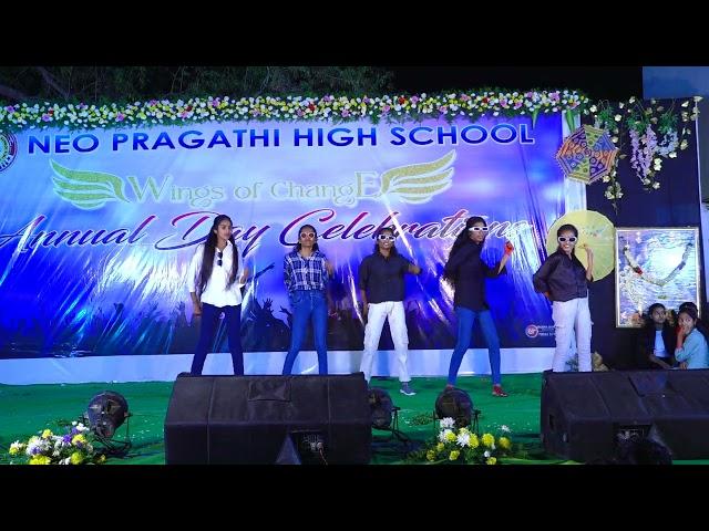 NEO PRAGATHI HIGH SCHOOL NARAYANKHED ANNUAL DAY 2024-25 9 TH GIRLS