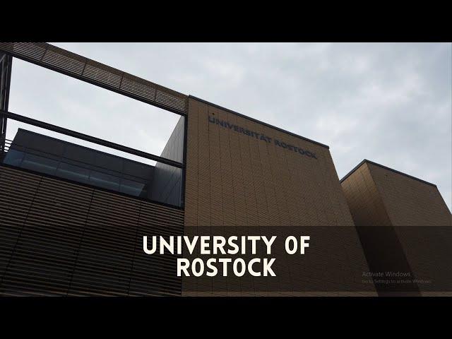 University of Rostock, Library | 4k | ASMR | Walk tour