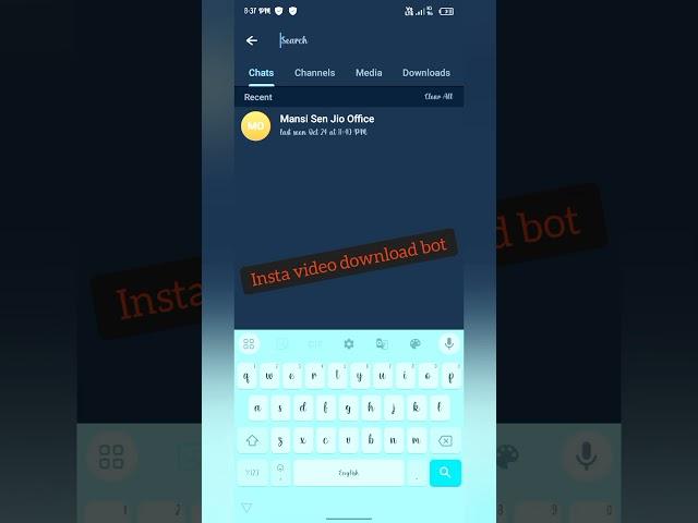 Instagram video downloader  telegram bot #viral #shortsyoutube