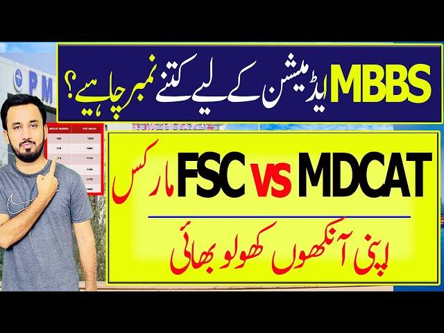 MDCAT & Fsc Marks Required For MBBS Admission || MDCAT 2025 Latest News