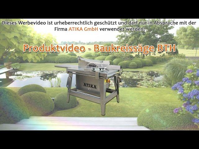 ATIKA Produktfilm - Baukreissäge BTH