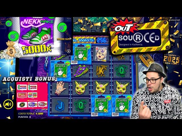  MORENO SLOT ONLINE - Grande partita alla Nuova OUTSOURCED  con Acquisti BONUS e MAX WIN 