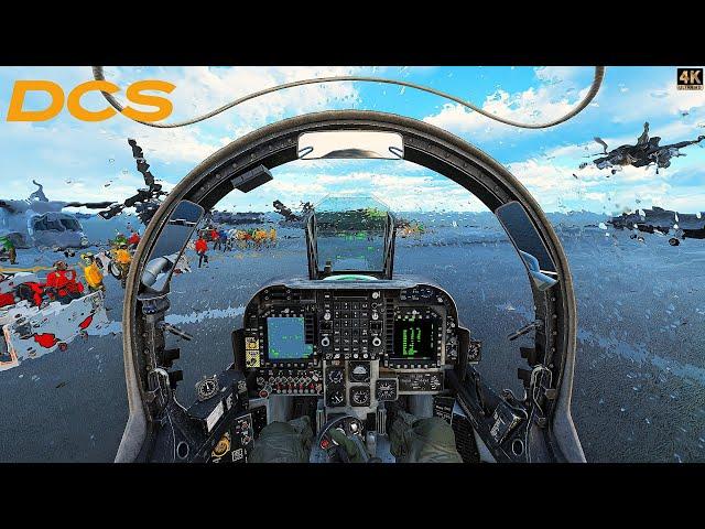 AV-8B Harrier II Plus VTOL | Rogue Supply Ship Strike | Dynamic Weather