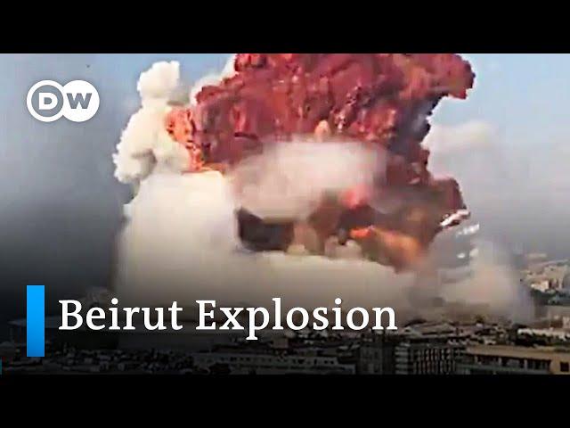 Beirut explosion - Multi-angle footage | DW News