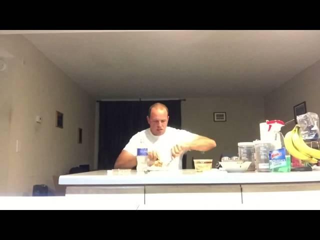 Time-Lapse of me eating dinner