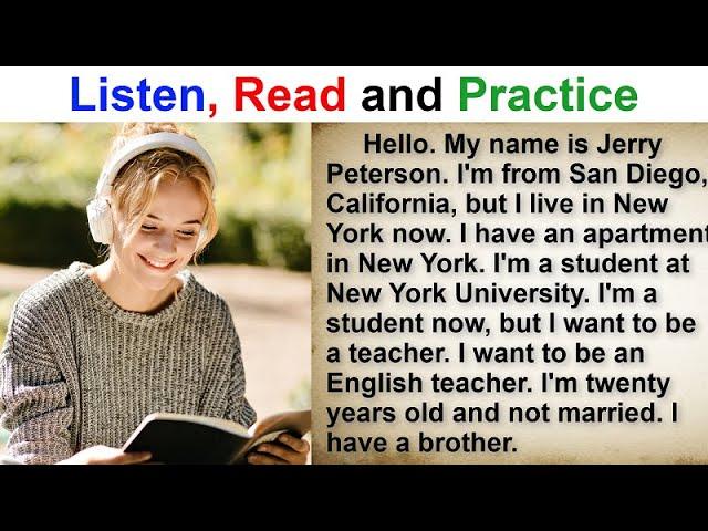 (Reading Practice (Improve your pronunciation in English