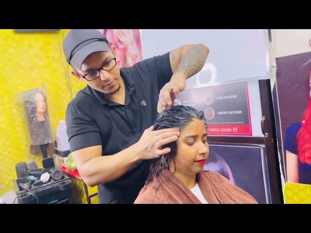 Hairspa / L’Oréal hairspa treatment permanent in Hindi full process step by step 2024