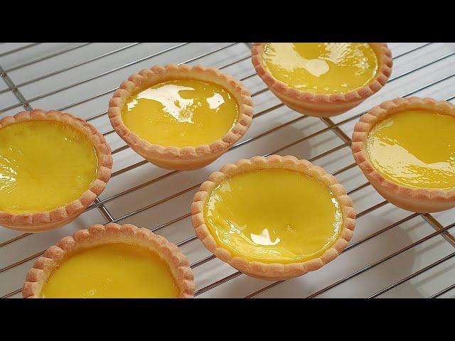 BEST Egg Tart Recipe! How to make Tart Shells (Easy Recipe)