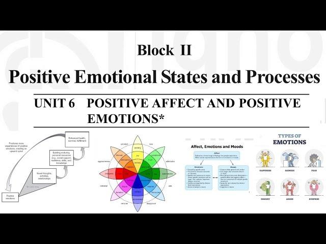 Plutchik’s Wheel Model and The broaden-and-build theory of Positive Emotions #mpce046 #positivepsyc