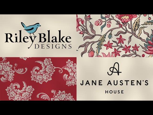 Jane Austen at Home fabric line from Riley Blake Designs