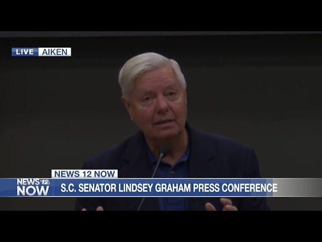 Graham Discusses Hurricane Recovery And Labor Strikes At Aiken County Emergency Operations Center