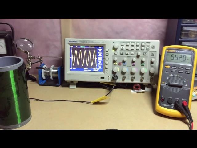 Finding the resonant frequency of a coil