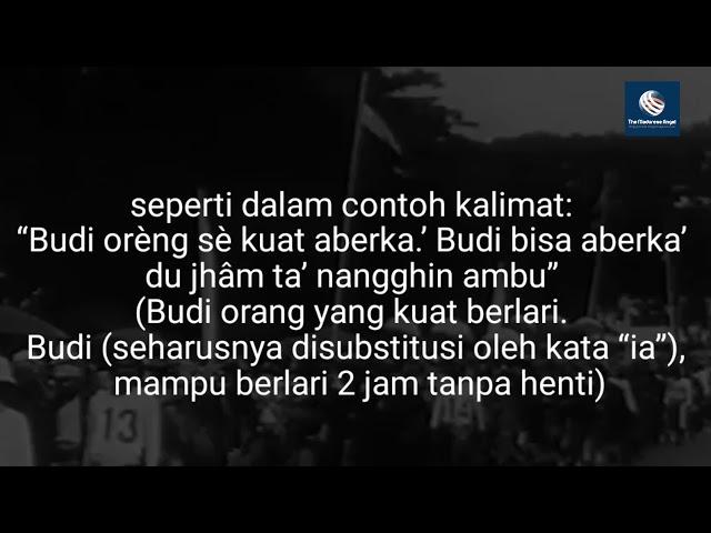 Bahasa Madura Tanpa Kata Dia: Trik Orang Madura Mengatasi Kekurangan Kosakata Mereka