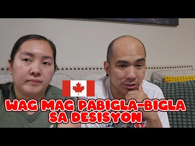 BAKA MAPAHAMAK SA MALING DESISYON | BUHAY CANADA  | BECK & CAI