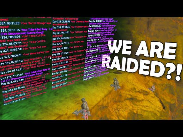 THAT´S WHAT WE GET FOR LEAKING OUR BASE SPOT?! ARK Ascended PvP