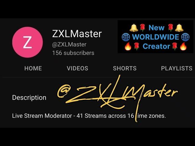 Channel Trailer: @ZXLMaster's YouTube Site