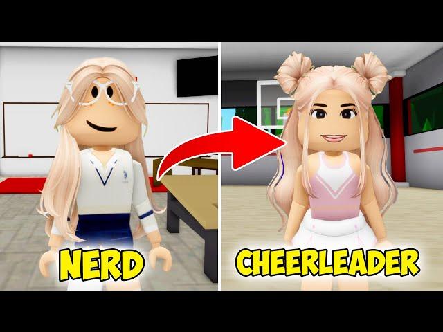 NERD to CHEERLEADER! *Brookhaven Roleplay*