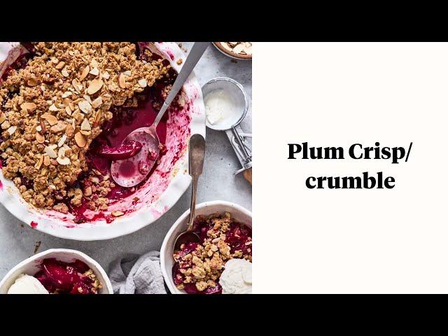 Plum Crumble