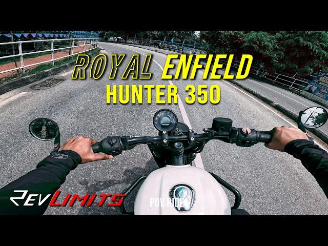 2022 Royal Enfield HUNTER 350 | #POVRide #152 | RevLimits | #royalenfieldhunter350 @D4POV