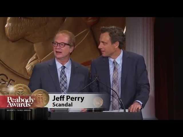 Tony Goldwyn, Jeff Perry - Scandal - 2013 Peabody Award Acceptance Speech