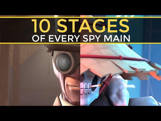 The 10 Stages of Every Spy Main