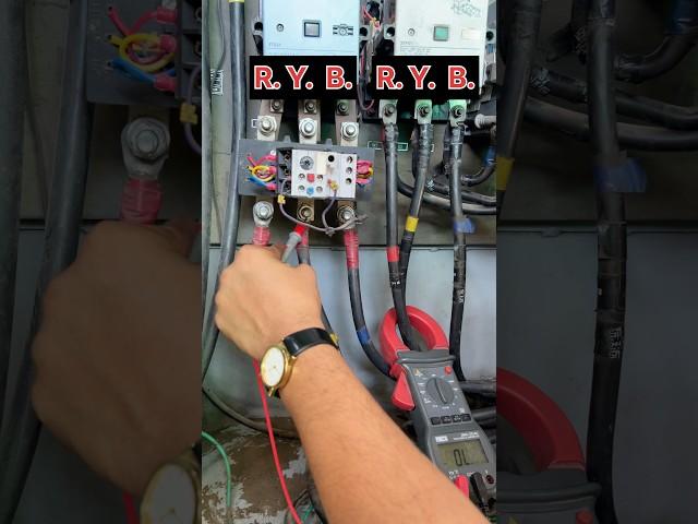 Star Delta Connection Checking #motor #electrical #electric