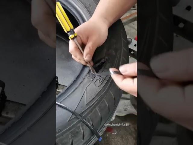 Goodyear side wall tire repair