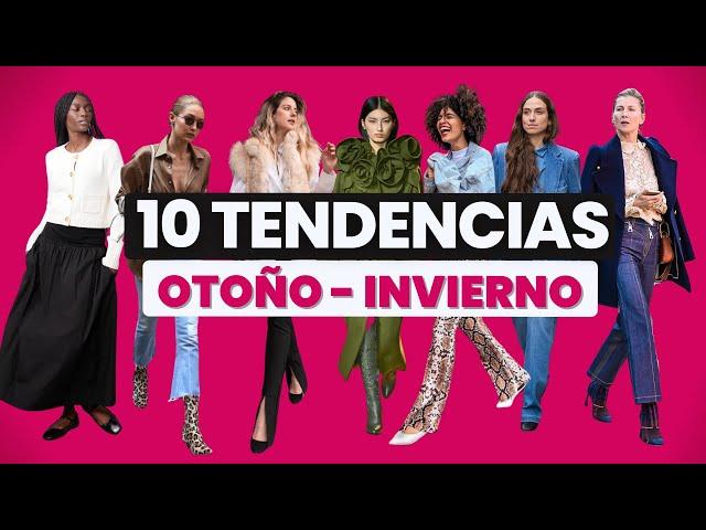 10 TENDENCIAS DE MODA OTOÑO INVIERNO 2024-2025