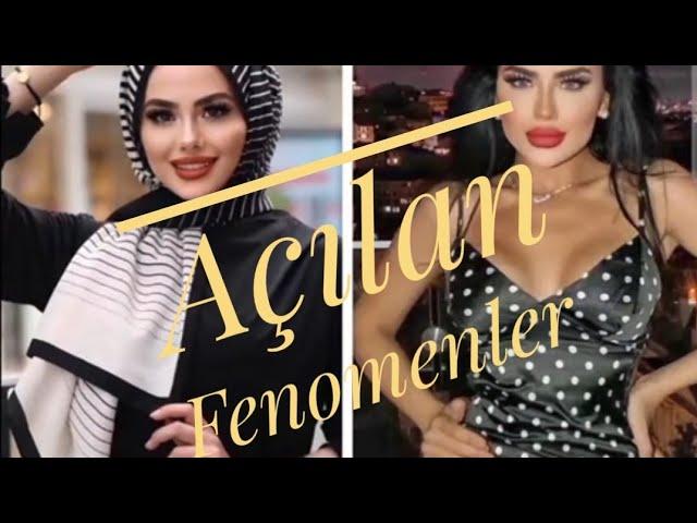 Açılan (tesettürden çıkan) fenomenler #beyzanurbahar #mahituba #ebruseverturk #edanurkır #rabiaca