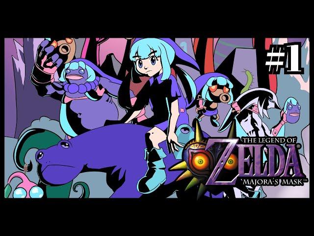 【LoZ Majora's Mask #1】FINALLY PLAYING ZELDA!!! 【Ami Amami | 雨海あみ】