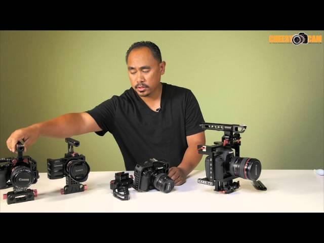 CAMETV Rigs BMPCC GH4 A7s Canon DSLR w/ MatteBox Follow Focus Shoulder Rig V-Mount Battery Adapter