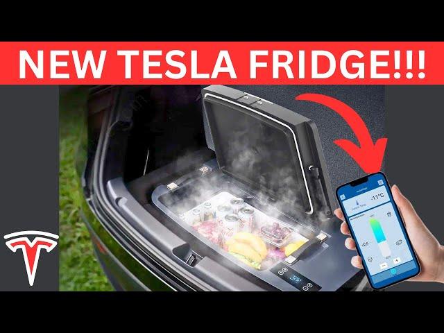 NEW Hidden Fridge for your Tesla Model 3/Y Doesn't Take Any Trunk Space!!