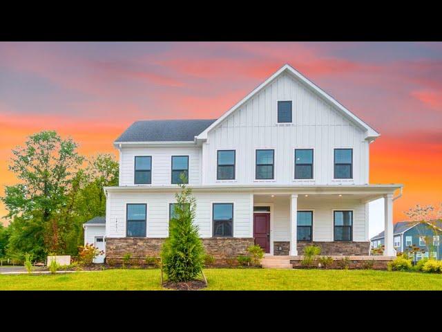 Inside a 5000 sqft York Model by Ryan Homes in the Hartland neighborhood in Aldie, Virginia