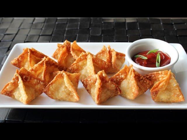 Crab Rangoon - Crispy Crab & Cream Cheese Wonton Recipe