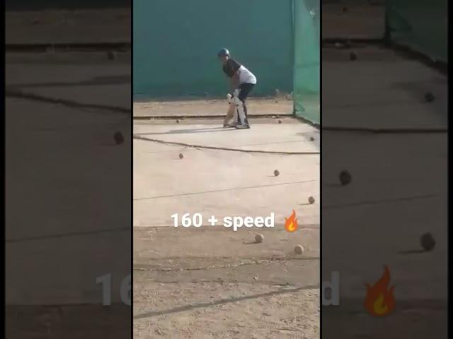 160+speed  very fast bowling machine.#cricketlovers #cricket #crickettime #shorts, #fast bowling