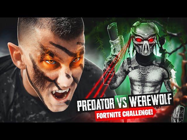 PREDATOR BOSS Vs Werewolf FORTNITE Fight Challenge!