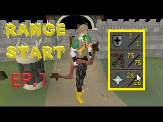 The Ultimate Pure Account Building Guide - EP #1 - Range Only (OSRS)