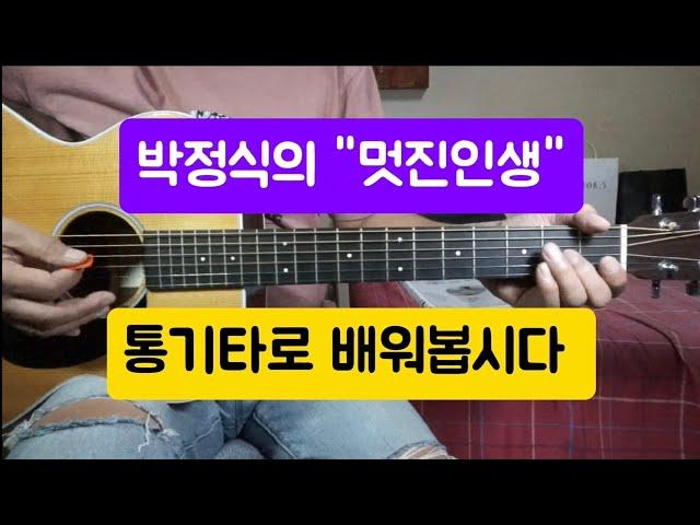 박정식의 "멋진인생" 통기타로 배워봅시다