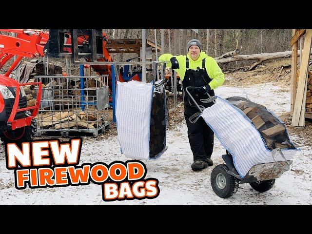 The Firewood Delivery Game Just Changed - NEW FIREWOOD BAGS!