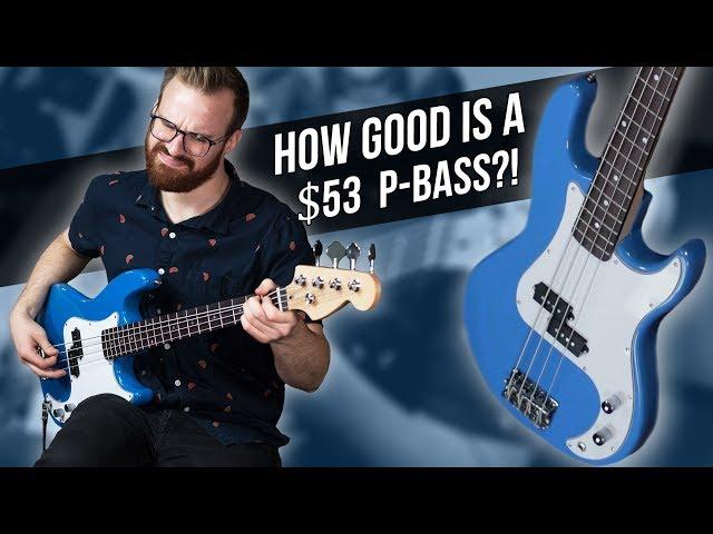 A $53 P-Bass?! The Cheapest Bass on Wish.com!