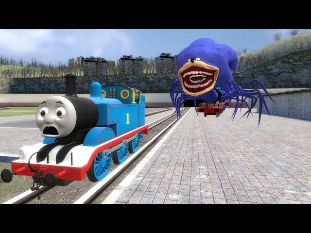 Building a Thomas Train Chased By New Cursed Thomas The Train and Friends turned into Sonic Tapes