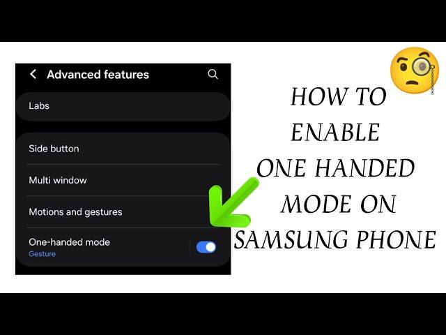 How To "Enable One Handed Mode On Samsung Phone"|| Tech Issues Solutions