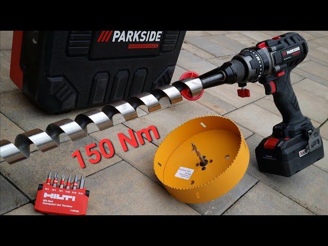 The most powerful hobby drill in the world. 150 Nm beast Parkside Performance PPBSA 20-Li A1.