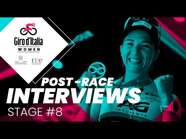 Giro d'Italia Women 2024 | Stage 8: post-race interviews