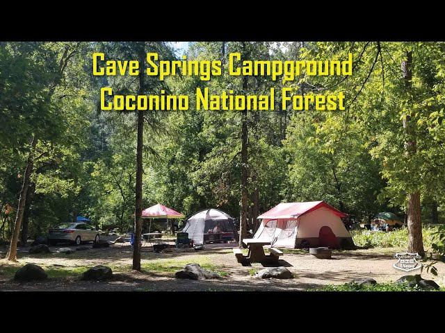 360 Video Tour of Cave Springs Campground in Oak Creek Canyon Coconino National Forest - Sedona AZ