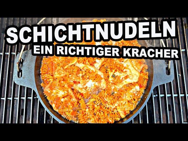 Schichtnudeln ein richtiger DUTCH OVEN Kracher | The BBQ BEAR