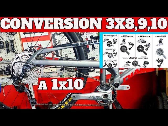 CONVERSION A 1X10 11T-42T VERSION ECONOMICA