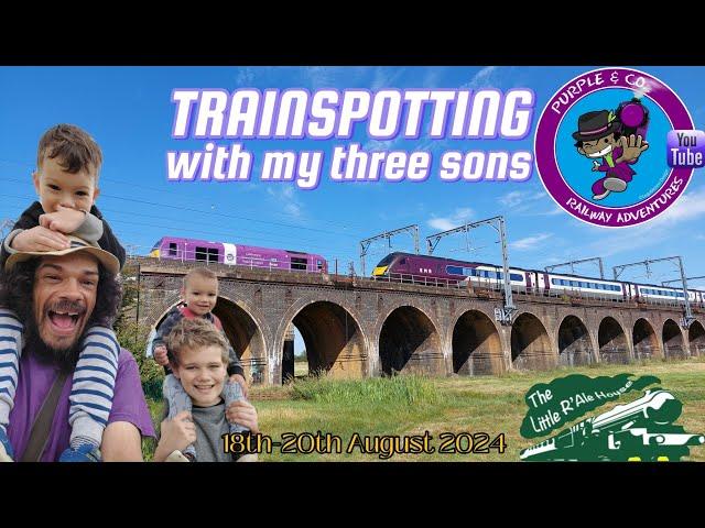 Trains with my sons and Ed creates his first video for us.