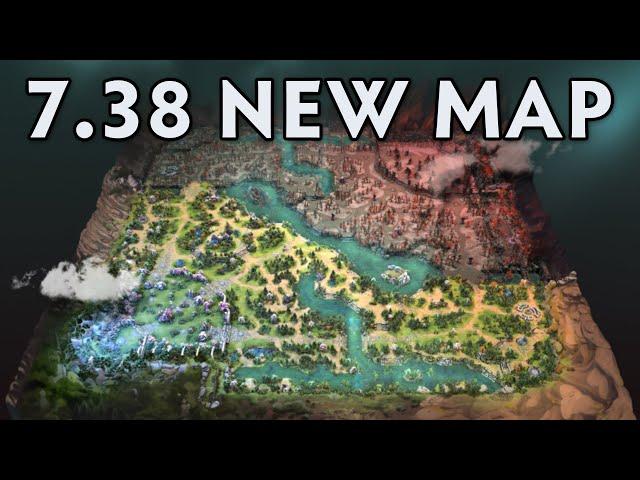 New Map, Patch 7.38 Dota 2